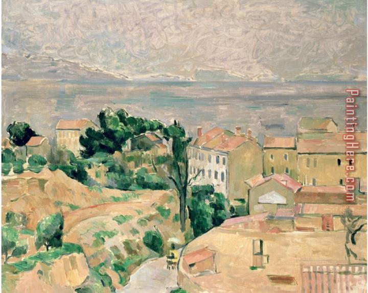 Paul Cezanne View of L Estaque